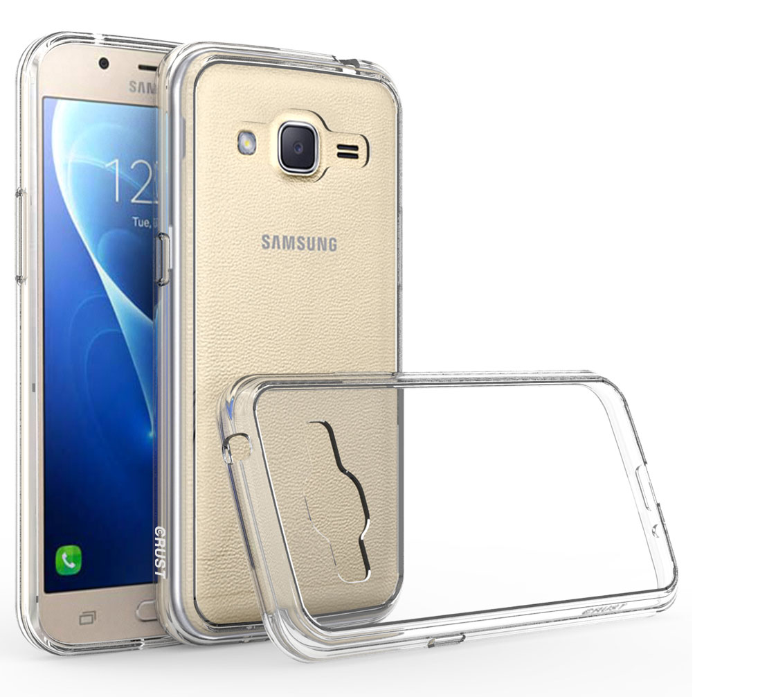 Crust Air Hybrid Samsung Galaxy J2 Pro 16 Galaxy J2 16 Back Cover Case Crystal Clear