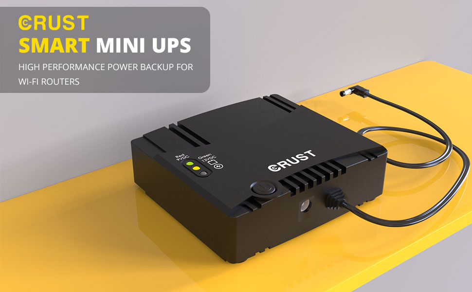 Crust CS24-5200 Smart Mini UPS for Wi-Fi Routers